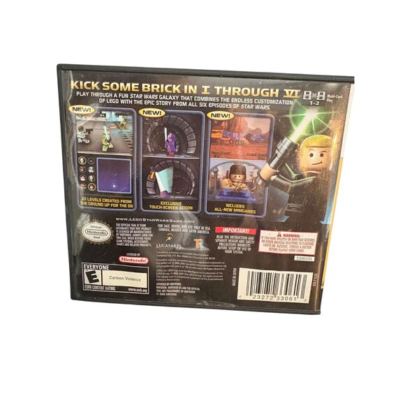 LEGO Star Wars The Complete Saga (Nintendo DS, 2007) CIB Tested And Working - Picture 2 of 4